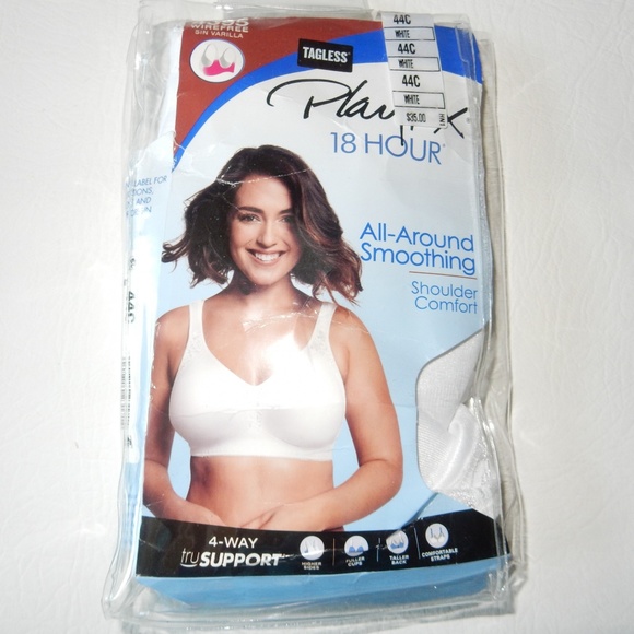 Playtex Other - Playtex 44C Bra White 18 Hour Wirefree 4395